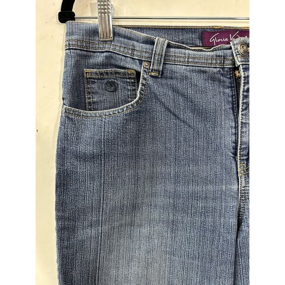 Gloria Vanderbilt Womens Size 12 Dark Wash Short Jeans - Picture 2 of 13